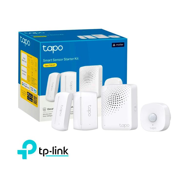 Tp-Link Kit de Sensores Tapo T30 KIT Hub, Sensor movimiento, puertas y ventana