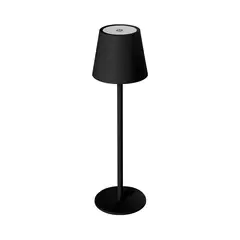 LIGHTECH - Lámpara De Mesa 5W Negra Metal 12 cm
