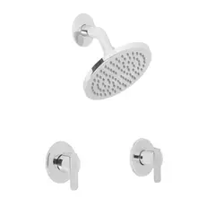 TREBOL - Ducha Mezcladora Veneto Empotrable 8"