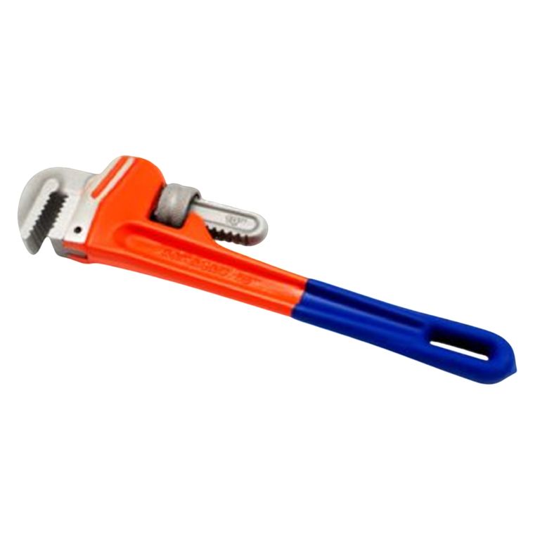 Llave Stilson Naranja 10" Goma Alto Rendimiento por su Cuerpo de Acero al Alto Carbono