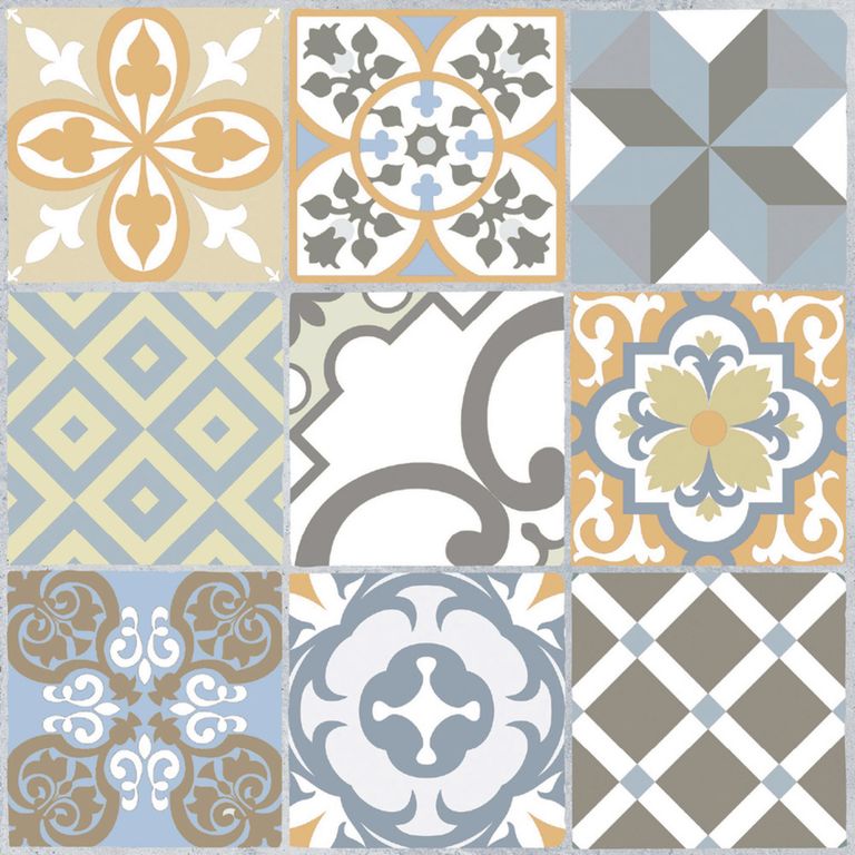 Porcelanato Decoradas Versalles Multicolor 60x60cm 1.44m2