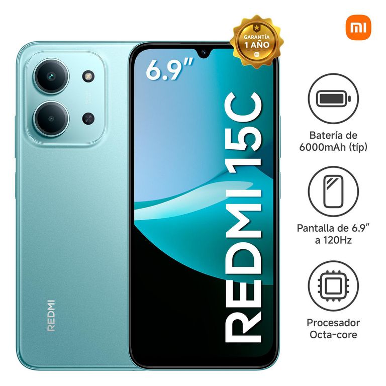 REDMI 15C 4G 256 GB GREEN