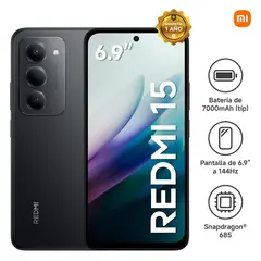 XIAOMI - REDMI 15 Midnight Black 8GB RAM 256GB ROM