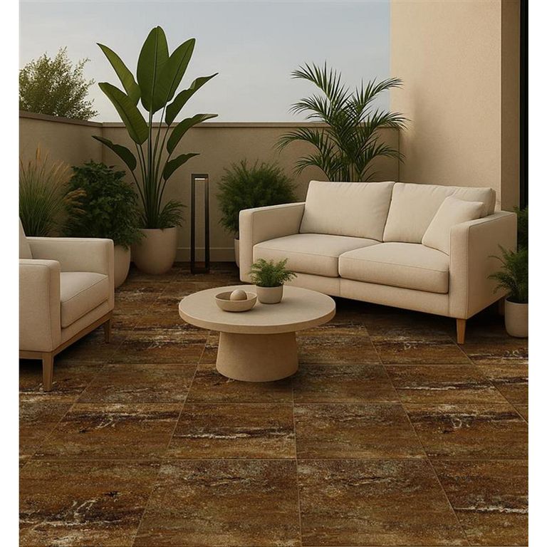 X Marmoladas RAVENA Oxido, café 2.29 m2