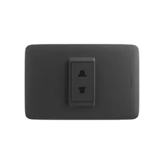 BTICINO - Toma Universal Simple 2P 15/16A Domino Sencia Plus Negro