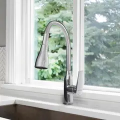 METUSA - Mezcladora Monocomando de lavadero al mueble pico extraíble Cromado