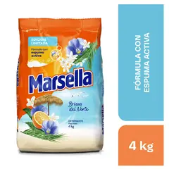 MARSELLA - Detergente en Polvo Aroma Brisas 4KG