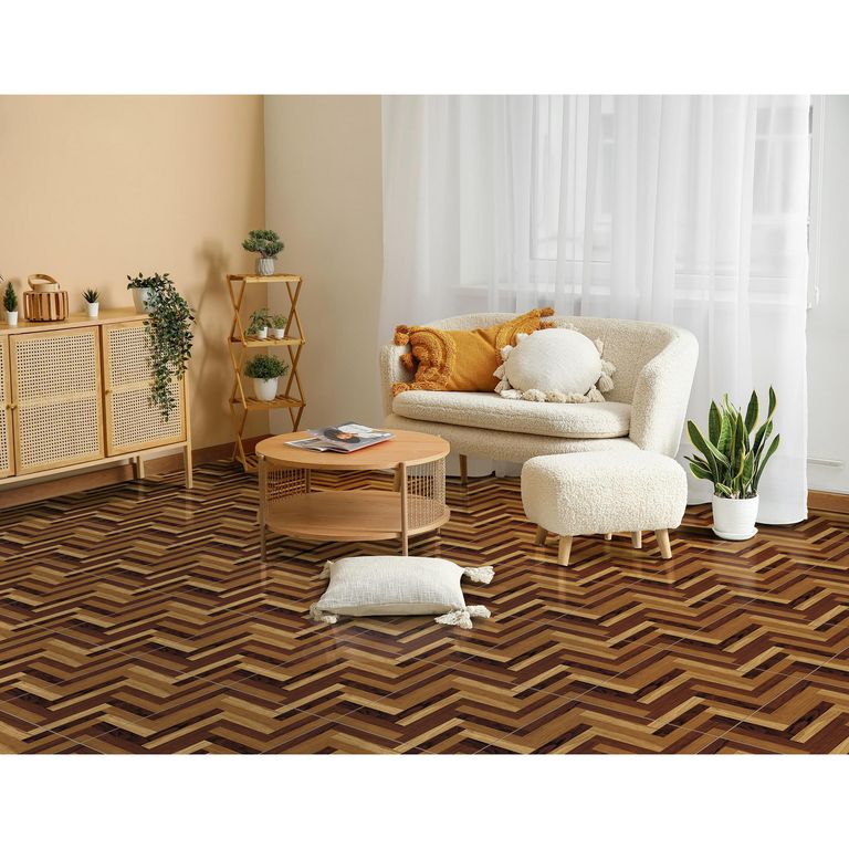 Piso Cerámico 45x45 Cm Parquet Scaloni Mix 2.29 m²