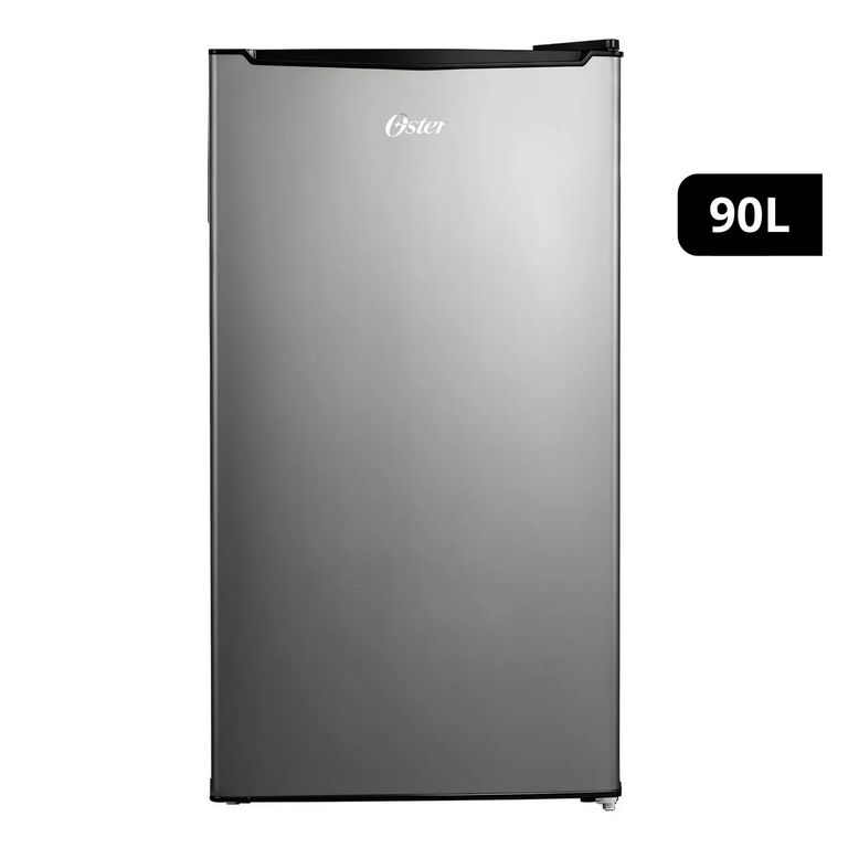 Frigobar 90 Litros Negro con Puerta de Acero Inoxidable OS-PMBG93PBV
