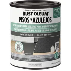 RUST OLEUM - Pintura Pisos y Azulejos Base Gris Oscuro 946ml