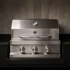 undefined - La Carbonera Grill Parrilla Empotrable a Gas American Prime Acero Inoxidable 64x57cm