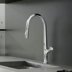 VAINSA - Griferia de Cocina Monomando con Sensor Negroni Cromado