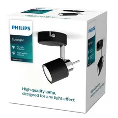 PHILIPS - Barra LED Meranti 1 Foco Plata