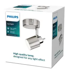 PHILIPS - Barra LED Meranti 1 Foco Plata