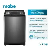 Mabe 21Kg Carga Superior LMA1220WDGBB0