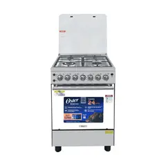 OSTER - Cocina a Gas 4 Hornillas Acero Inoxidable OS-PGSGC24041GRISM