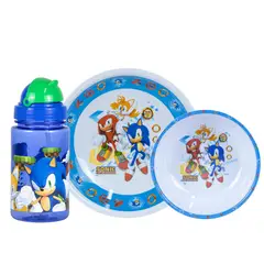 SCOOL - Set Melamine con Botella Sonic Amigos