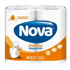 undefined - Papel Toalla Nova Clasico x4