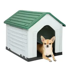 COOL PETS - Casa para Perro Pequeña Verde 66.5x52x60cm