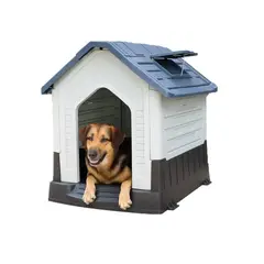 COOL PETS - Casa para Perro Mediana Gris 73x60.5x66.5cm