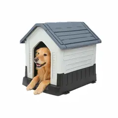 COOL PETS - Casa para Perro Grande Gris 84x69.5x76.5cm