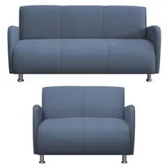 CASA BELLA - Sofá 5 Cuerpos Naomi 276x80x70cm Acero