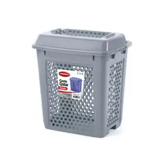 POLINPLAST - Cesto Grande Qatar 33x51x45cm Gris