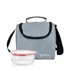 PYREX - Lonchera Recta Clasic Gris