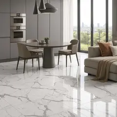 undefined - Porcelanato Marmoladas Satuario Blanco 80x80cm 1.92m2