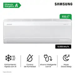 SAMSUNG - Aire Acondicionado WF AR70F12D1EW/PE Blanco