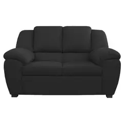 CASA BELLA - Sofá Pamplona 2 Cuerpos Negro