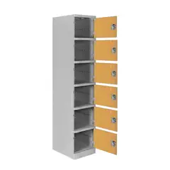 MALETEK - Locker ABS LP1-06 Con Llave Doble Puerta Color Beige
