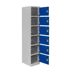 MALETEK - Locker ABS LP1-06 Con Llave Doble Puerta Color Azul