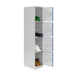 MALETEK - Locker ABS LP1-04 Con Llave Doble Puerta Color Azul