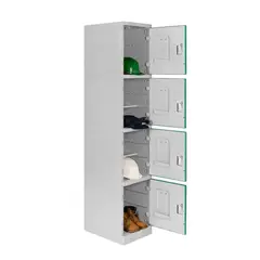 MALETEK - Locker ABS LP1-04 Con Llave Doble Puerta Color Verde