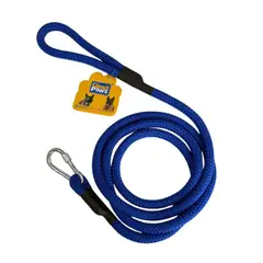 CLAWS & PAWS - Correa Soga Gruesa 2m Azul.