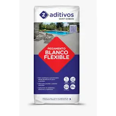 Z ADITIVOS - Pegamento Z Aditivo Blanco Flex 25 Kg
