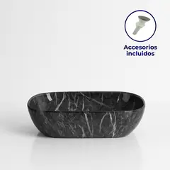 AMERICAN FURNITURE - Ovalín Plomo Brillo