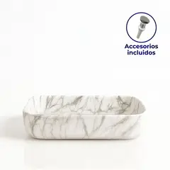 AMERICAN FURNITURE - Ovalín Rectangular Gris