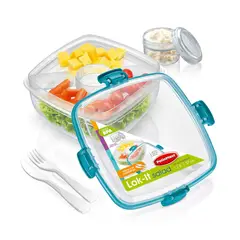 POLINPLAST - Taper Lok-it Salad 1100ml Surtido.