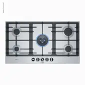 Bosch 5 Hornillas Gas Encimera Inox PCR9A5B90