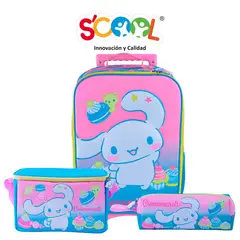 SCOOL - Maleta Niña Set 3 Piezas Cinnamoroll