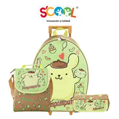 SCOOL - Maleta Niña Set 3 Piezas Pompompurin