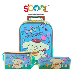 SCOOL - Maleta Niña Set 3 Piezas Pompompurin