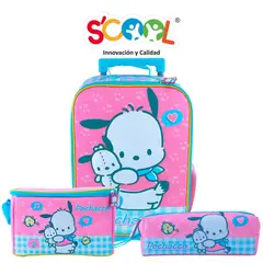 SCOOL - Maleta Niña Set 3 Piezas Pochacco