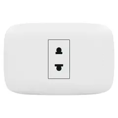 BTICINO - Tomacorriente Simple Domino Sencia Blanco