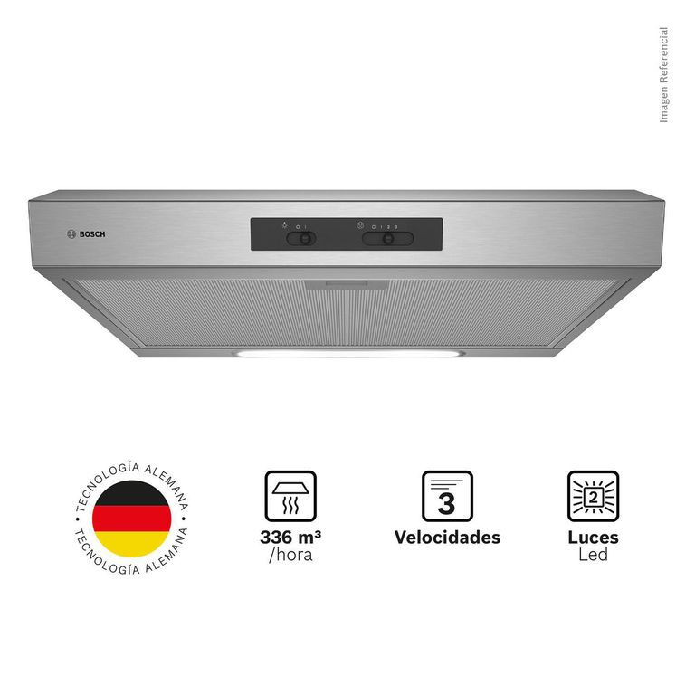 Campana Convencional 60cm DUL63CA50V