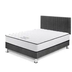 PARAISO - Dormitorio Amanecer 1.5 Plazas Gris Oscuro