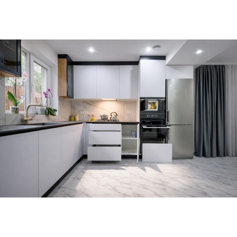 Cerámica Marmoladas Colina Blanco 45x45cm 2.29m2.