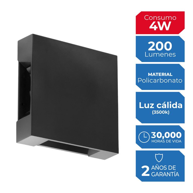 Aplique Estrella IP65.